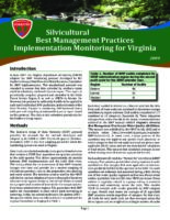Silvicultural Best Management Practices Implementation Monitoring for Virginia - 2009