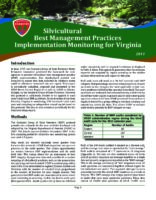 Silvicultural Best Management Practices Implementation Monitoring for Virginia - 2011