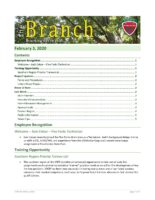 The Branch Employee Newsletter 2020-02-03