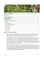 The Branch Employee Newsletter 2020-03-23
