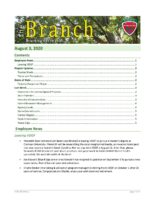 The Branch Employee Newsletter 2020-08-03