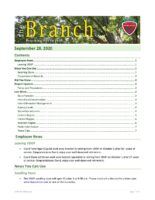 The Branch Employee Newsletter 2020-09-28