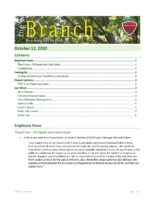 The Branch Employee Newsletter 2020-10-12