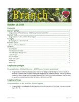 The Branch Employee Newsletter 2020-10-19