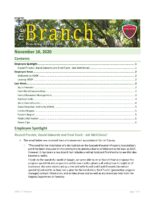 The Branch Employee Newsletter 2020-11-16