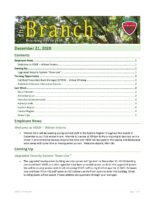 The Branch Employee Newsletter 2020-12-21
