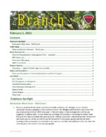 The Branch Employee Newsletter 2021-02-01