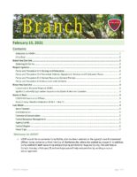 The Branch Employee Newsletter 2021-02-15