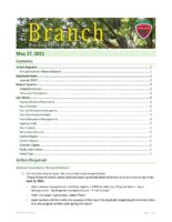 The Branch Employee Newsletter 2021-05-17