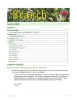 The Branch Employee Newsletter 2021-07-26