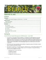 The Branch Employee Newsletter 2021-09-13