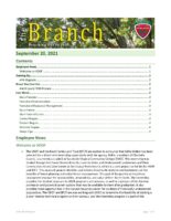 The Branch Employee Newsletter 2021-09-21