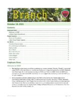 The Branch Employee Newsletter 2021-10-18