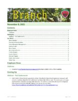 The Branch Employee Newsletter 2021-11-08