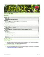 The Branch Employee Newsletter 2022-01-31