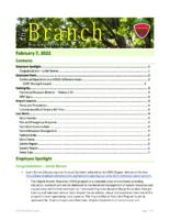 The Branch Employee Newsletter 2022-02-07