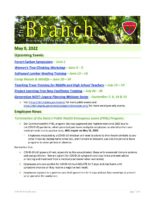 The Branch Employee Newsletter 2022-05-09