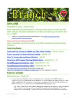 The Branch Employee Newsletter 2022-07-04