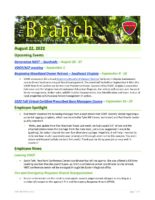 The Branch Employee Newsletter 2022-08-22