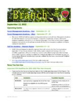 The Branch Employee Newsletter 2022-09-12