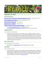 The Branch Employee Newsletter 2022-09-19