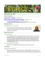 The Branch Employee Newsletter 2022-09-26