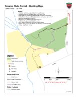 Browne State Forest - Hunting Map