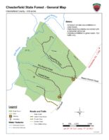Chesterfield State Forest - General Map