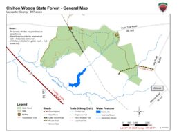 Chilton Woods State Forest - General Map