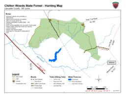 Chilton Woods State Forest - Hunting Map