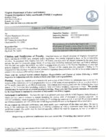 Virginia Occupational Safety and Health Compliance Citation and Notification of Penalty 08/21/2023