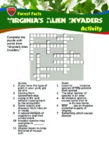 Forest Facts: Virginia's Alien Invaders Crossword Puzzle