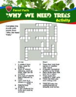 Forest Facts: Why We Need Trees - Crossword Puzzle