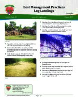 Best Management Practices: Log Landings - Examples