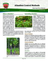Ailanthus Control Methods - Removing Tree-of-Heaven