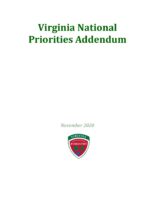 Forest Action Plan 2020 - Virginia National Priorities Addendum