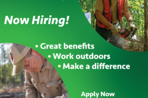 Virginia Department of Forestry New Hiring Flyer