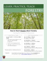 How to Teach Anyone About Forestry: Education Training