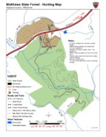 Matthews State Forest - Hunting Map