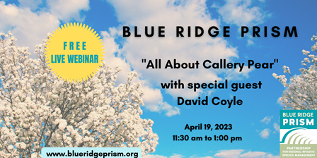 Blue Ridge PRISM's 2023 Spring Meeting