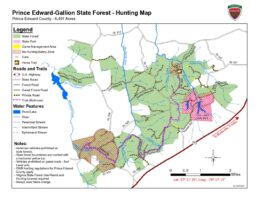 Prince Edward-Gallion State Forest - Hunting Map