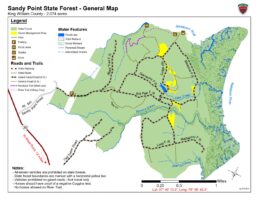 Sandy Point State Forest - General Map