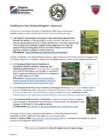 The Woods in Your Backyard Program - Resources