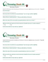 Throwing Shade VA - Survey Form