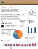 Timber Product Output and Use for Virginia, 2017