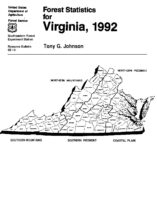 Forest Statistics for Virginia, 1992