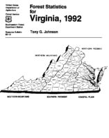 Forest Statistics for Virginia, 1992
