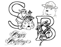 Smokey Bear Happy Holidays Coloring Sheet