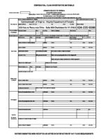 Automobile Incident Report (Dept. of General Services)