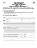 Camp Woods & Wildlife Application and Nomination Form